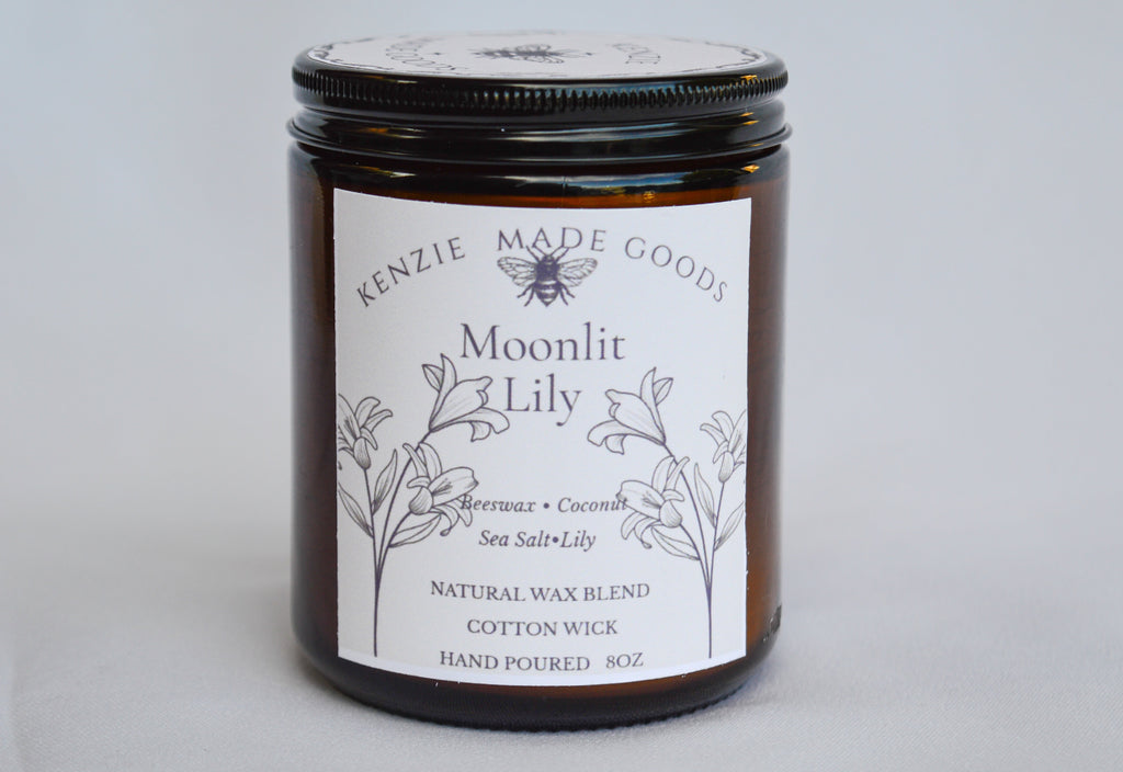 Moonlit Lily 8oz Candle