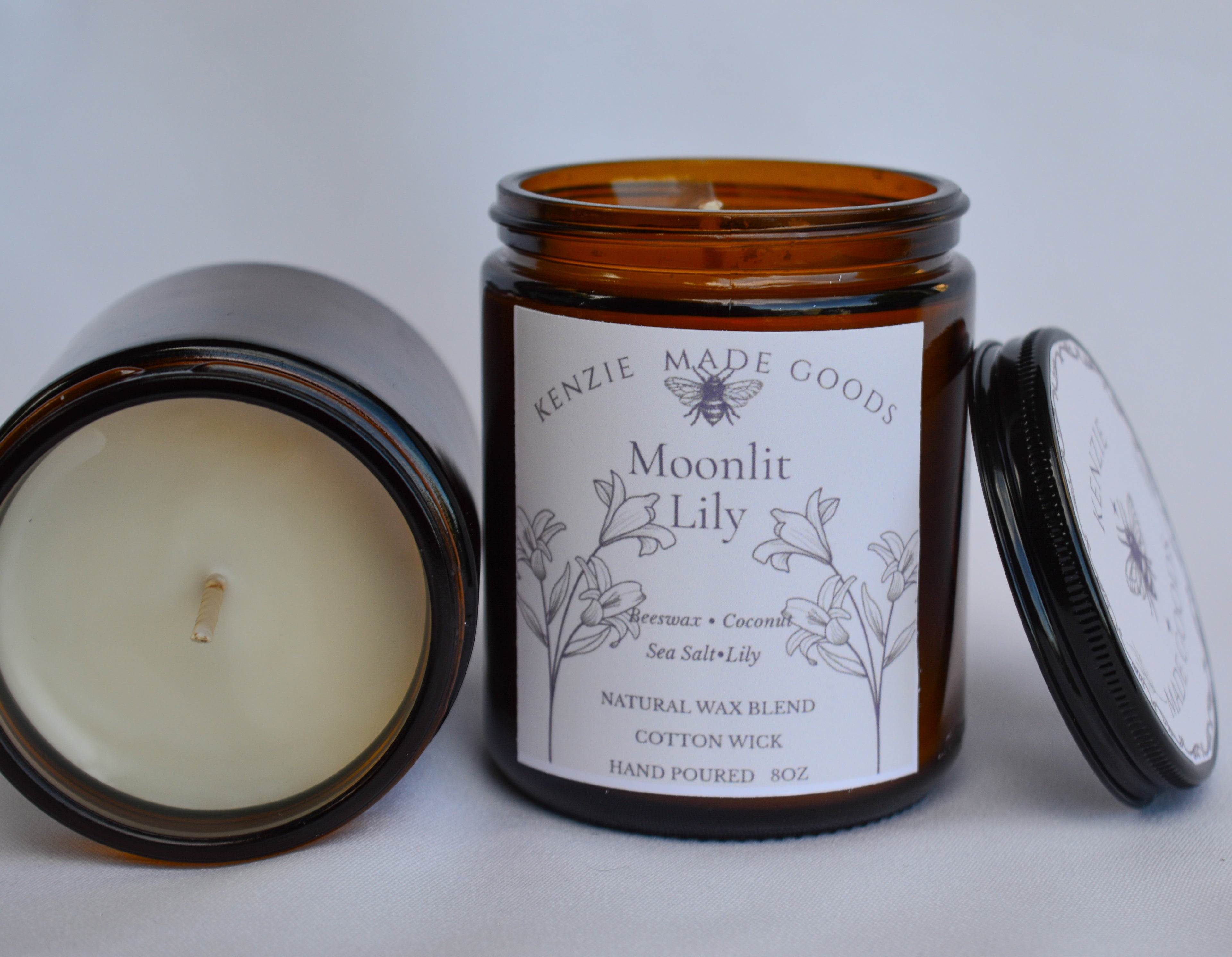 Moonlit Lily 8oz Candle